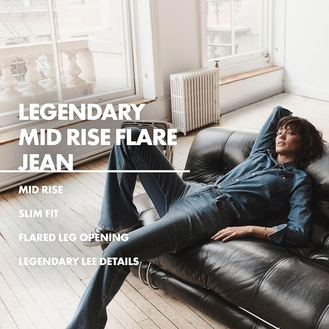 Embracing Timeless Style: The Lee Women's Legendary Mid Rise Flare Jean