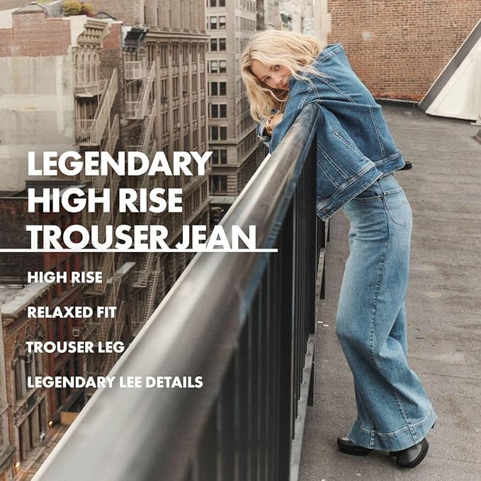 Elevate Your Style with Lee Women's Legendary High Rise Trouser Jean